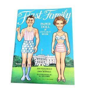 NWOT First Family - The Reagan's Paper Doll Book